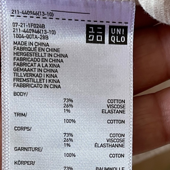 Uniqlo cream Boxy/oversized button down corduroy jacket - Picture 9 of 10